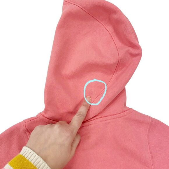 Carhartt Girls’ Long Sleeve Half-zip Pink Sweatshirt w/ Hood & Pockets Size 2T - Picture 7 of 12